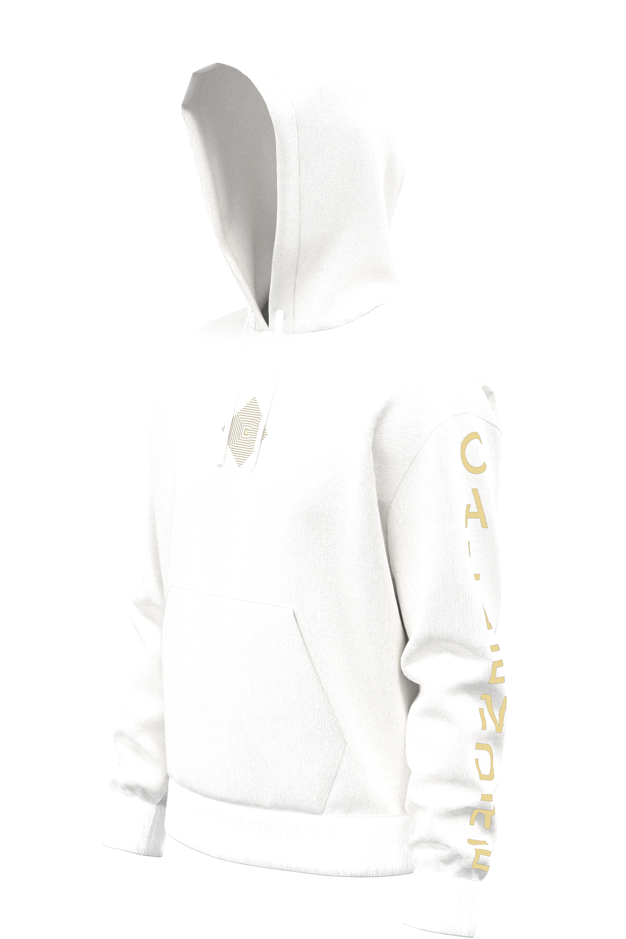 【Golden Concept】Hoodie - White 3D Print 海外限定 Hoodie - 3D Print – LUX AT LAST