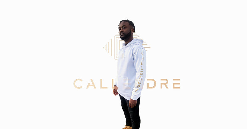 CALLENDRE - SPECTER WHITE (White/Gold) Hoodie [Limited Edition]